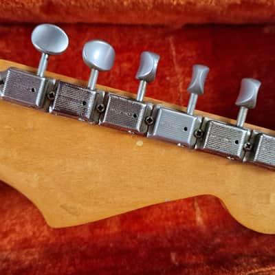 1964 Fender Stratocaster Left Hand Electric Guitar Olympic White USA Strat image 16