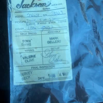 Jackson Pre Production Soloist 1987 - Taxi Yellow image 3