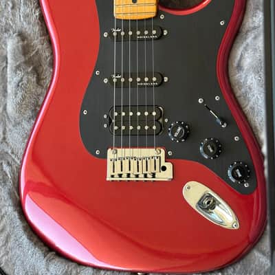 Fender American Ultra II Stratocaster HSS with Maple Fretboard 2024 - Present - Sinister Red image 2
