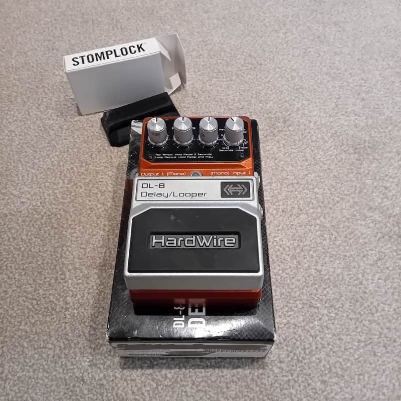 DigiTech Hardwire DL-8 Delay Looper 2010s - Orange image 1