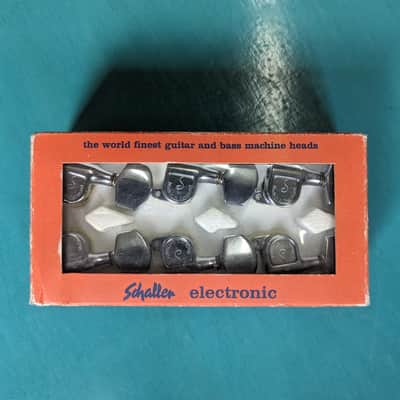 NOS 1980's Schaller M6-135 3x3 Machine Head Guitar Tuners image 1