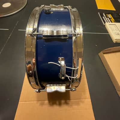 Ludwig No. 491 Pioneer 5x14" 6-Lug Snare Drum with Keystone Badge 1968 - Blue Duco Lacquer image 4