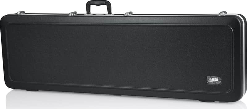 Gator GC-BASS-LED Molded Bass Guitar Hard Case, Black image 1