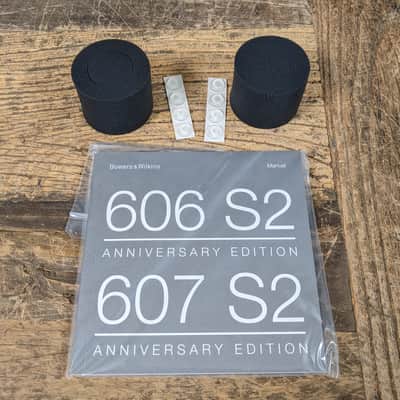 B&W Bowers And Wilkins 606 S2 Anniversary Ed. Speakers - Black - Open Box image 13