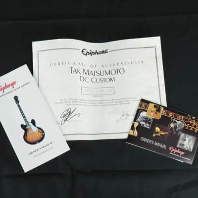 Epiphone LTD Tak Matsumoto DC Custom Ebony [09121508139] (04/28) image 3