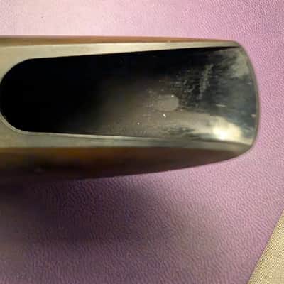 Brilhart Personaline, Alto Saxophone Mouthpiece, refaced 1950 - Hard Rubber image 8