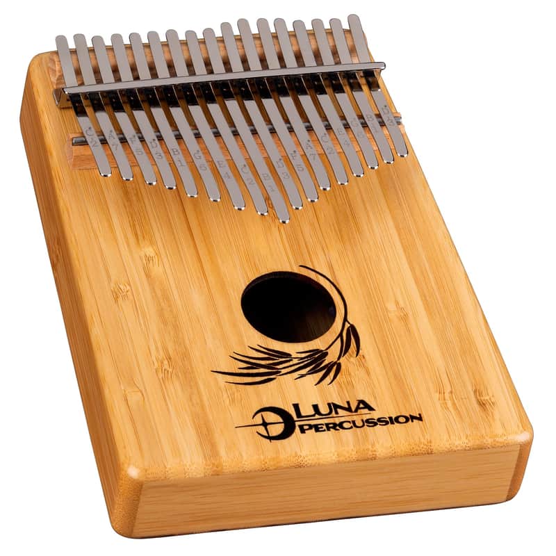 Luna Percussion Bamboo 17 Key Kalimba Key of B, LPK BAM 17B image 1