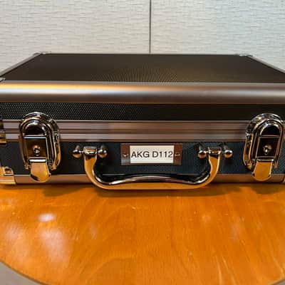 AKG D112 Cardioid Dynamic Bass Drum Microphone - Gray - WiTH Hand Made HARD CASE image 2