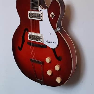Harmony H54 Rocket II - 1960s - Red Burst image 2