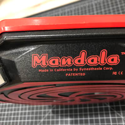 Synesthesia Mandala Drum 1.0 PAIR (Rare! 2006 Red/Black) image 6