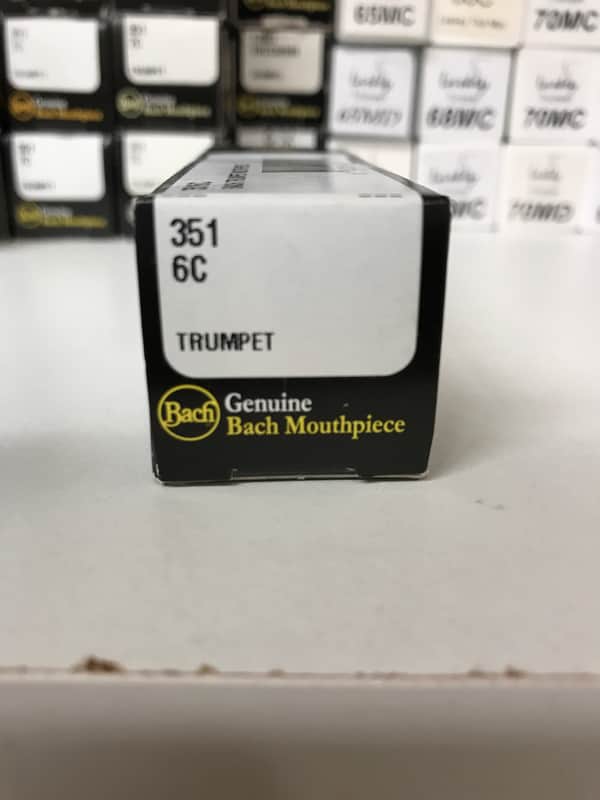Bach 3516C Standard Series Trumpet Mouthpiece - 6C Cup image 1