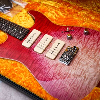 TOM ANDERSON USA Drop Top Hollow Quilt Wakesurf " Strawberry Shortcake + Ziricote" (2023) image 2
