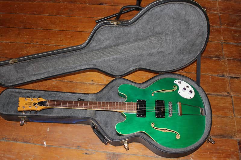 Mosrite Celebrity III Rare Translucent Green late 1960s image 1