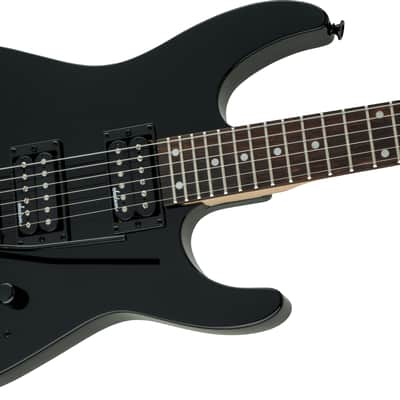 Jackson JS Series Dinky JS12 Amaranth FB Gloss Black image 3