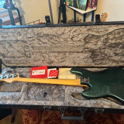 Fender Adam Clayton Artist Series Signature Jazz Bass 2017 Sherwood Green Metallic image 10