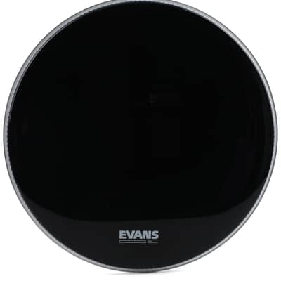 Evans EMAD Clear Bass Drum Batter Head - 20 inch  Bundle with Evans EQ3 Black Resonant Bass Drumhead - 20 inch - No Port image 3