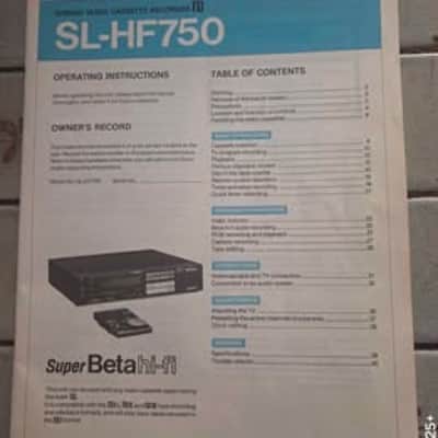 Sony Hf-750 Betamax image 9