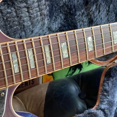 Gibson USA Memphis ES-335 2018 Limited Edition Figured Blueberry Burst Fade w/ OHSC & Docs image 9