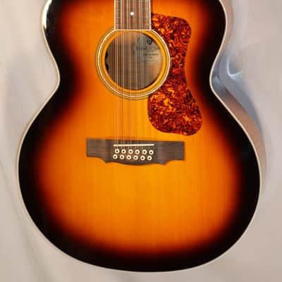 Guild F-2512E Deluxe Antique Burst 12-string Acoustic Electric "Open Box (Small Ding) image 3