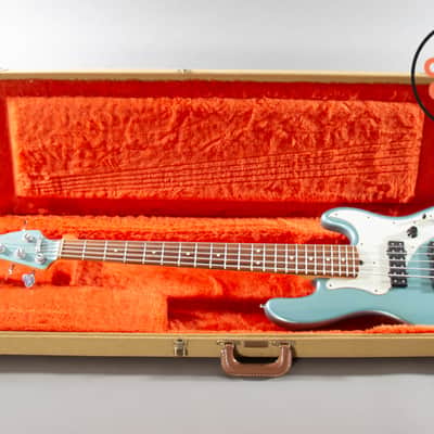 1997 Fender Roscoe Beck V 5-String Bass Teal Green Metallic OHSC image 2