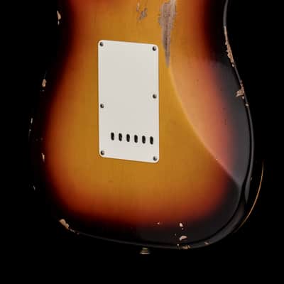 Fender Custom Shop Empire 59 Transition Stratocaster Relic - Faded Aged Chocolate 3-Tone Sunburst #18561 image 9
