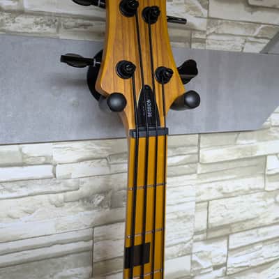 Schecter Riot-4 Session 4-String Active Bass 2023 - Aged Natural Satin image 3