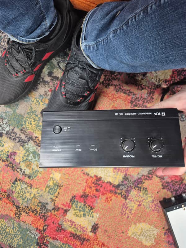 Toa Bg-130 stereo power amp image 1