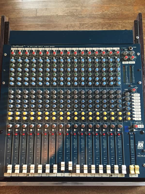 Vintage Allen & Heath All-Analog MixWizard 16:2 in Custom Hybrid Cases Road Case image 1