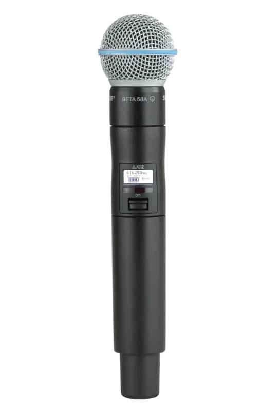 Shure ULXD2/B58=-V50 Handheld Transmitter with BETA 58A Microphone image 1