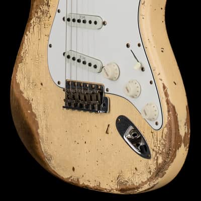Fender Custom Shop Yngwie Malmsteen Signature Stratocaster Heavy Relic - Vintage White #40437 image 7