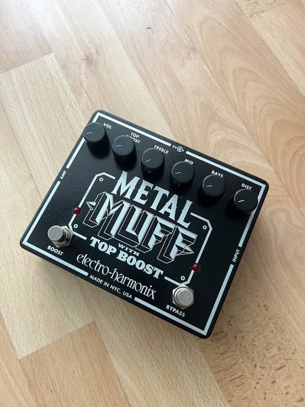 Electro-Harmonix Metal Muff Distortion with Top Boost 2006 - Present - Black image 1
