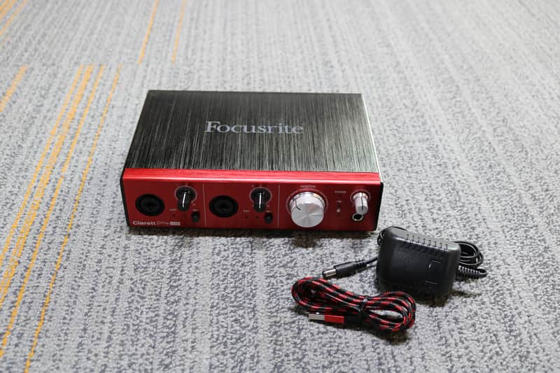 Focusrite Clarett 2Pre USB 24/192 10-In/4-Out Audio Interface image 1