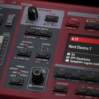 Nord Electro 7 HP | 73-Key Kawai Triple Sensor Hammer Action Portable Keybed image 7