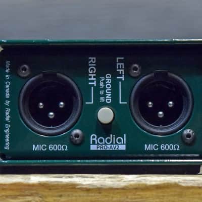 Radial Engineering PRO-AV2 Dual Channel (Stereo) Multi-Media Passive Direct Box image 3