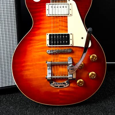 2015 Gibson 59 Les Paul Bigsby Aged Vintage Cherry image 2