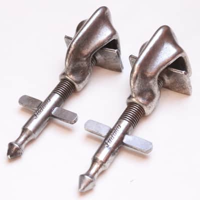 Ludwig Bass Drum Pedal, Cymbal Striker, Clanger Cymbal w/Script Logo Holder, Bass Drum Spurs /  1920s-1930s Traps Era / INSPECTED & TETSTED image 2