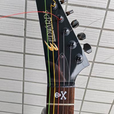 Edwards by ESP E-AS-36SM Skull Inlay - Anchang Star Sex Machineguns - MINI - Rare! image 3