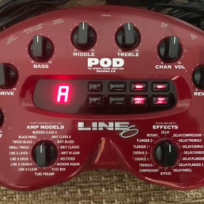 Line 6 Pod V2.0 Electric Guitar Processor – Excellent Condition image 4