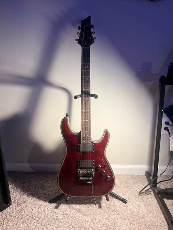 Schecter Hellraiser C-1 FR 2006 - Present - Black Cherry image 1