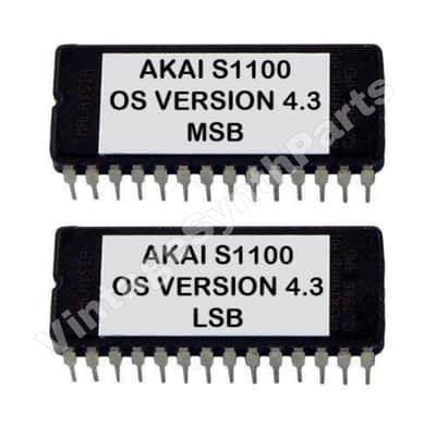 Akai S1100 Latest Operating System 4.3 - Eprom Upgrade Update OS Firmware S-1100 Rom