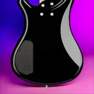 Warwick RockBass Corvette $$, 5-String - Solid Black High Polish image 3