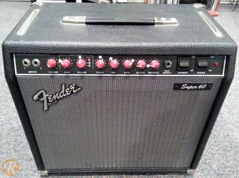 Fender Super 60 2-Channel 60-Watt 1x12" Guitar Combo 1988 - 1992 image 1
