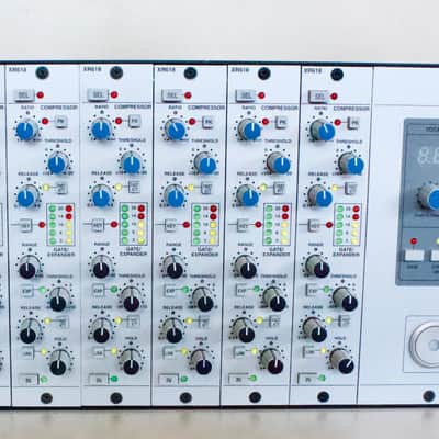 Solid State Logic X-Rack Loaded with 8 XR618 Dynamics Modules