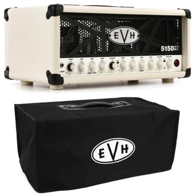 EVH 5150III 50-watt 6L6 Tube Head with Cover - Ivory image 2