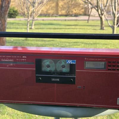 Sharp GF-8L Super Rare Vintage Red Slim Cassette Deck Boombox Serviced Warranty image 24