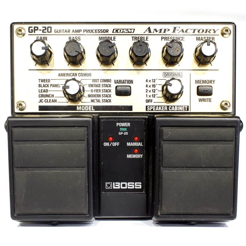 BOSS GP-20 ギターアンププロセッサー Boss GP-20 Amp Factory | Reverb