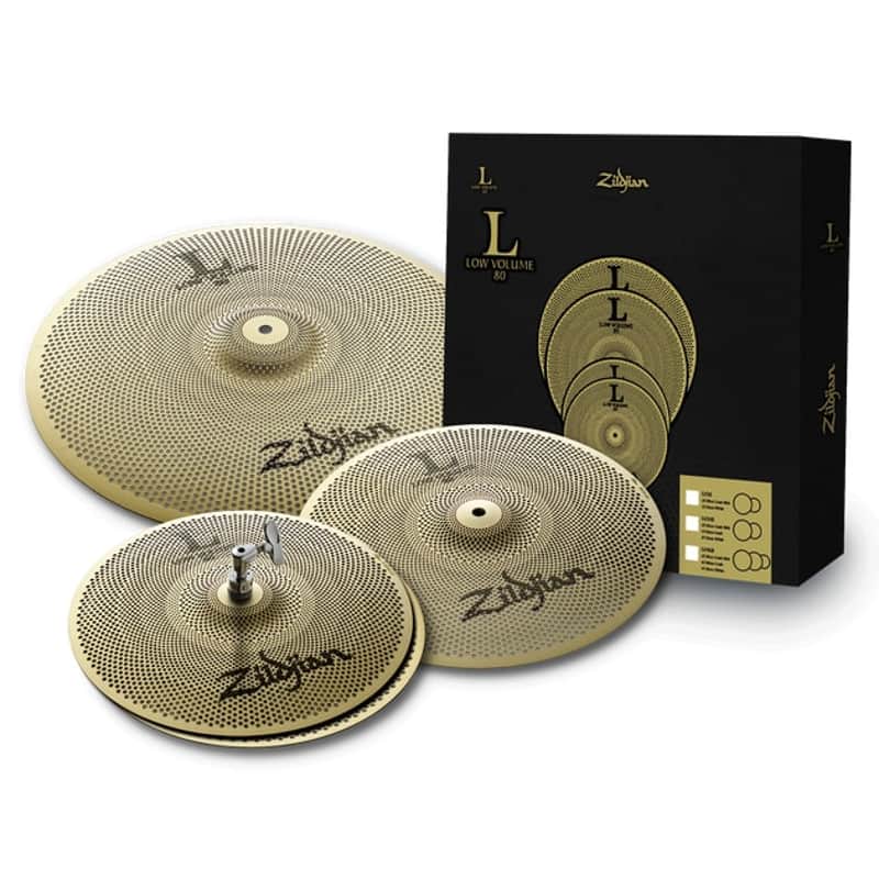 Zildjian L80 Low Volume Cymbal Pack 13/14/18 LV348