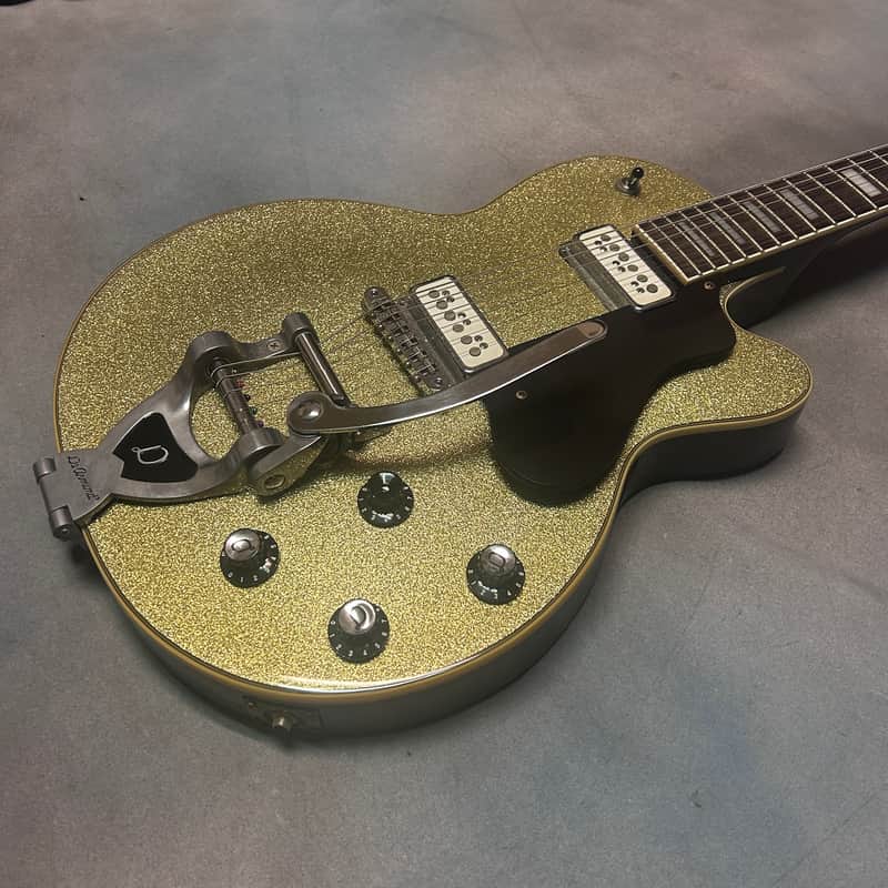 1999 Guild DeArmond M-75T w/Bigsby Champagne Sparkle w/OHSC image 1