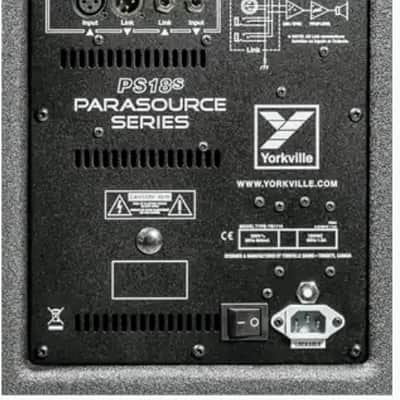 Yorkville PS18S | 18" 1200W Powered Subwoofer. New with Full Warranty! image 2