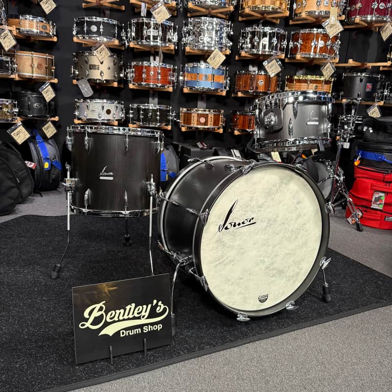 SONOR Vintage Series 3-Piece 13/16/22 Drum Kit Set in Black Onyx (Rm4) image 1